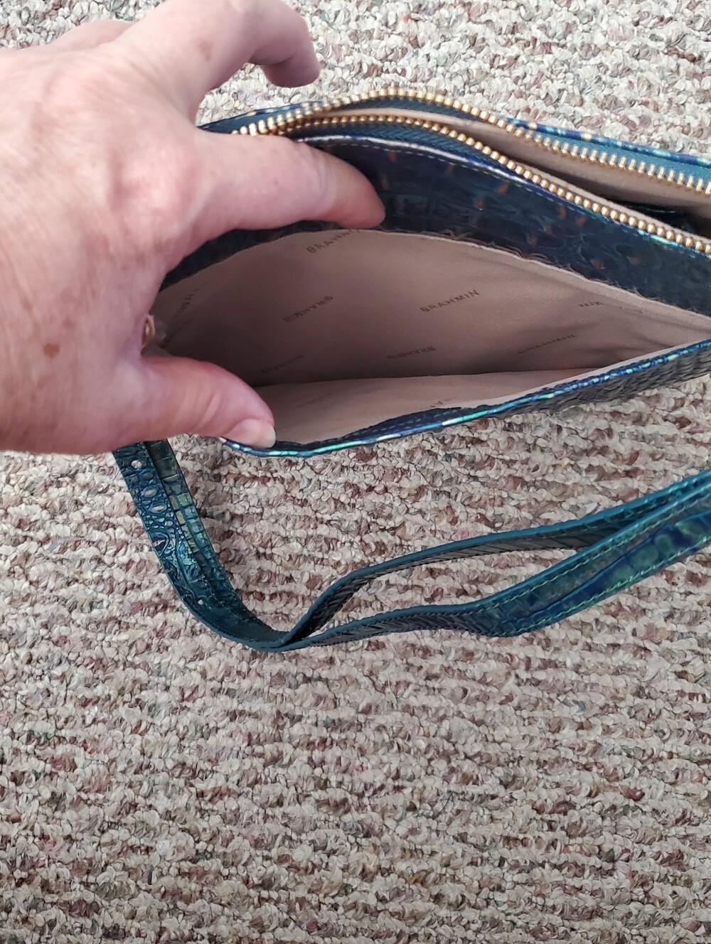 NWOT Brahmin Katie Dragon Crossbody - Picture 3 of 6